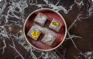 Mouthwatering food at clays