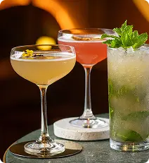 A cocktail at Clays
